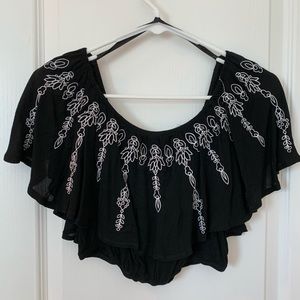 Black Crop Top